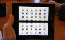 Review and testing of the dual-screen tablet Sony Tablet P