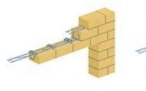 Clamps for brick lintels