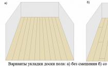 Do-it-yourself wooden flooring: wooden flooring designs, do-it-yourself installation Laying floor beams