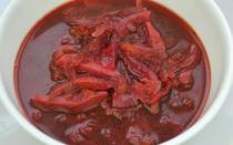 How to cook delicious borscht without meat - step-by-step recipe with photos of how to cook